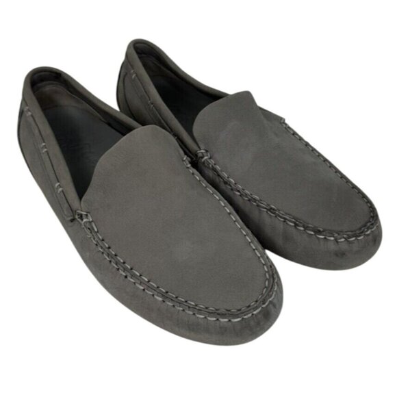 Sperry Other - Sperry Topsider Gold Cup 10W Grey Suede Leather Driving Loafer Moccasin Casual